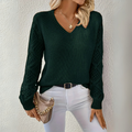 Adriana | Lässiger Pullover mit V-Ausschnitt