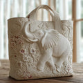 Elefant Stepp-Tote-Bag