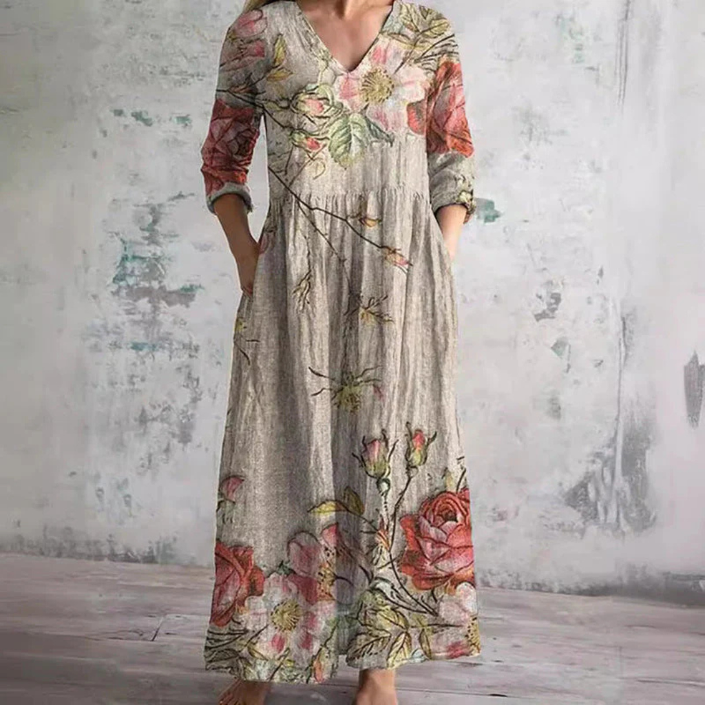 Bella| Sommerliches Blumenkleid