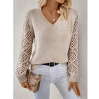 Adriana | Lässiger Pullover mit V-Ausschnitt