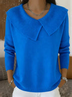 Lucia | Warmer Pullover mit weichem Kragen