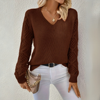 Adriana | Lässiger Pullover mit V-Ausschnitt