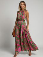 Rowen | Drapiertes Midikleid mit Gürtel
