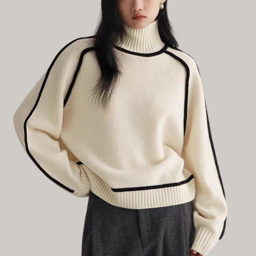 Leandra | Bequemer Rollkragenpullover