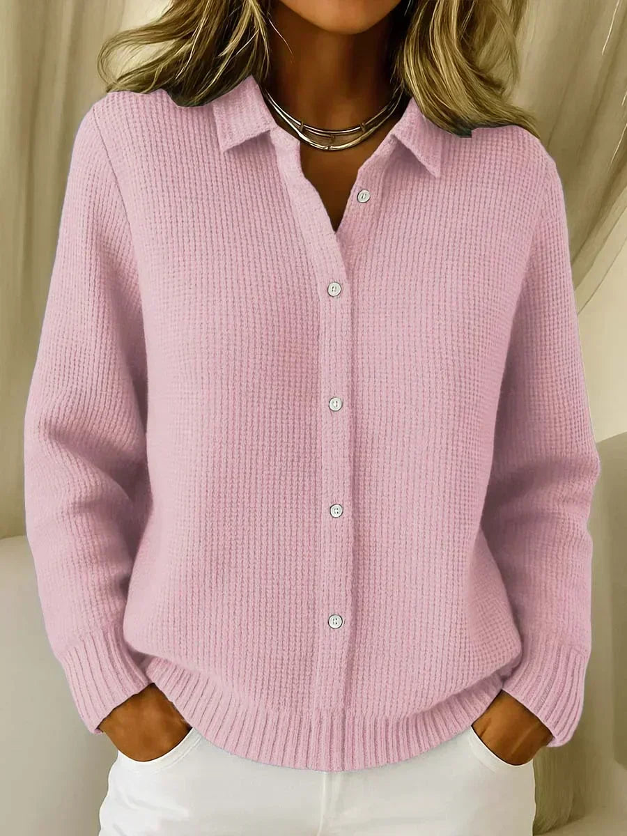 Camille™ | Strick-Cardigan mit Struktur und Knopfleiste