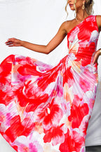 Yanira | Plissiertes Kleid mit einem Träger