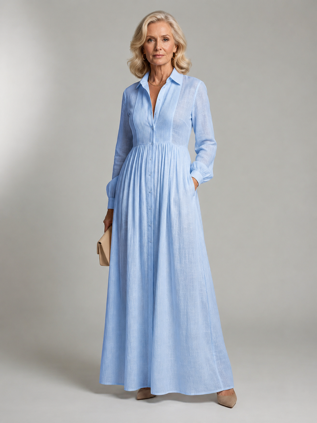 Lioren | Soft Flow Maxikleid