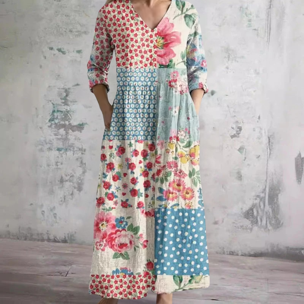 Elena | Sommerliches Blumenkleid