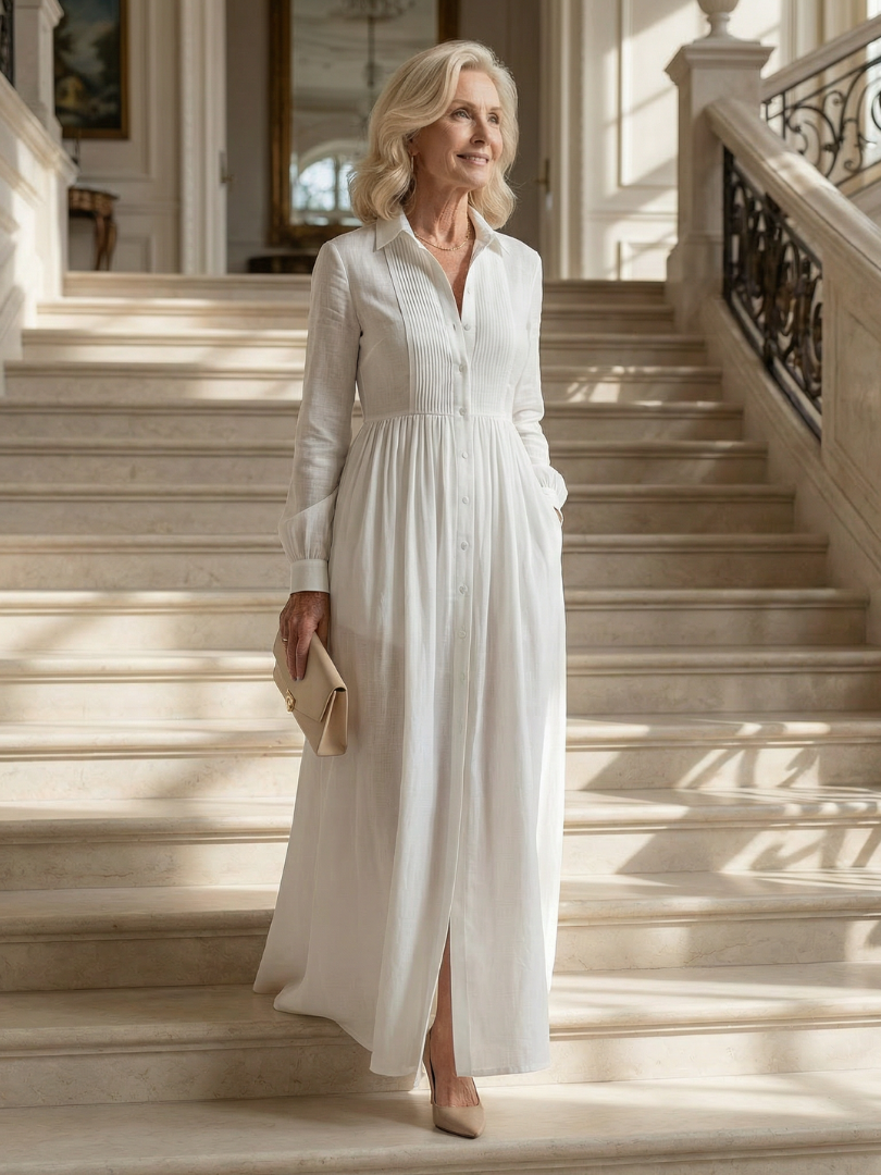 Lioren | Soft Flow Maxikleid