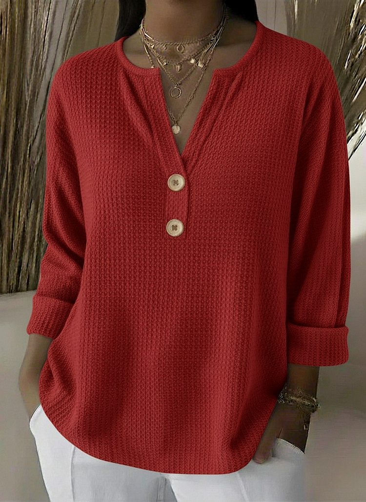 Lucinda™ | Henley Knopfoberteil