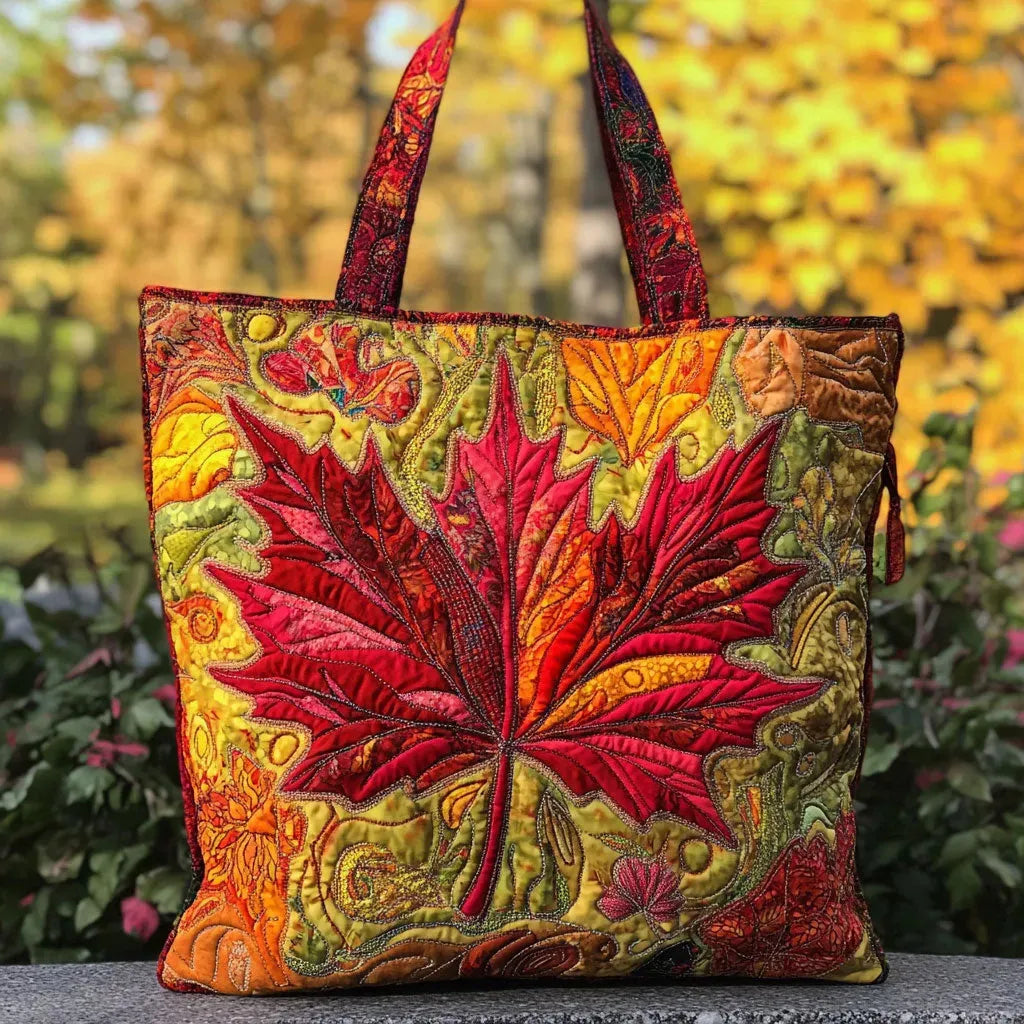 Ahorn Sonnenuntergang Stepp-Tasche