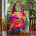 Flamingo Regenbogen Stepp-Tasche