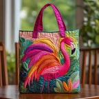 Flamingo Regenbogen Stepp-Tasche