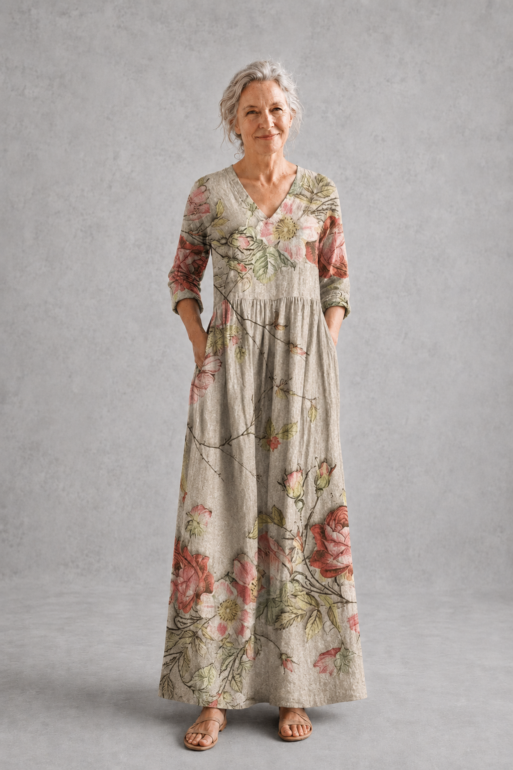 Bella| Sommerliches Blumenkleid