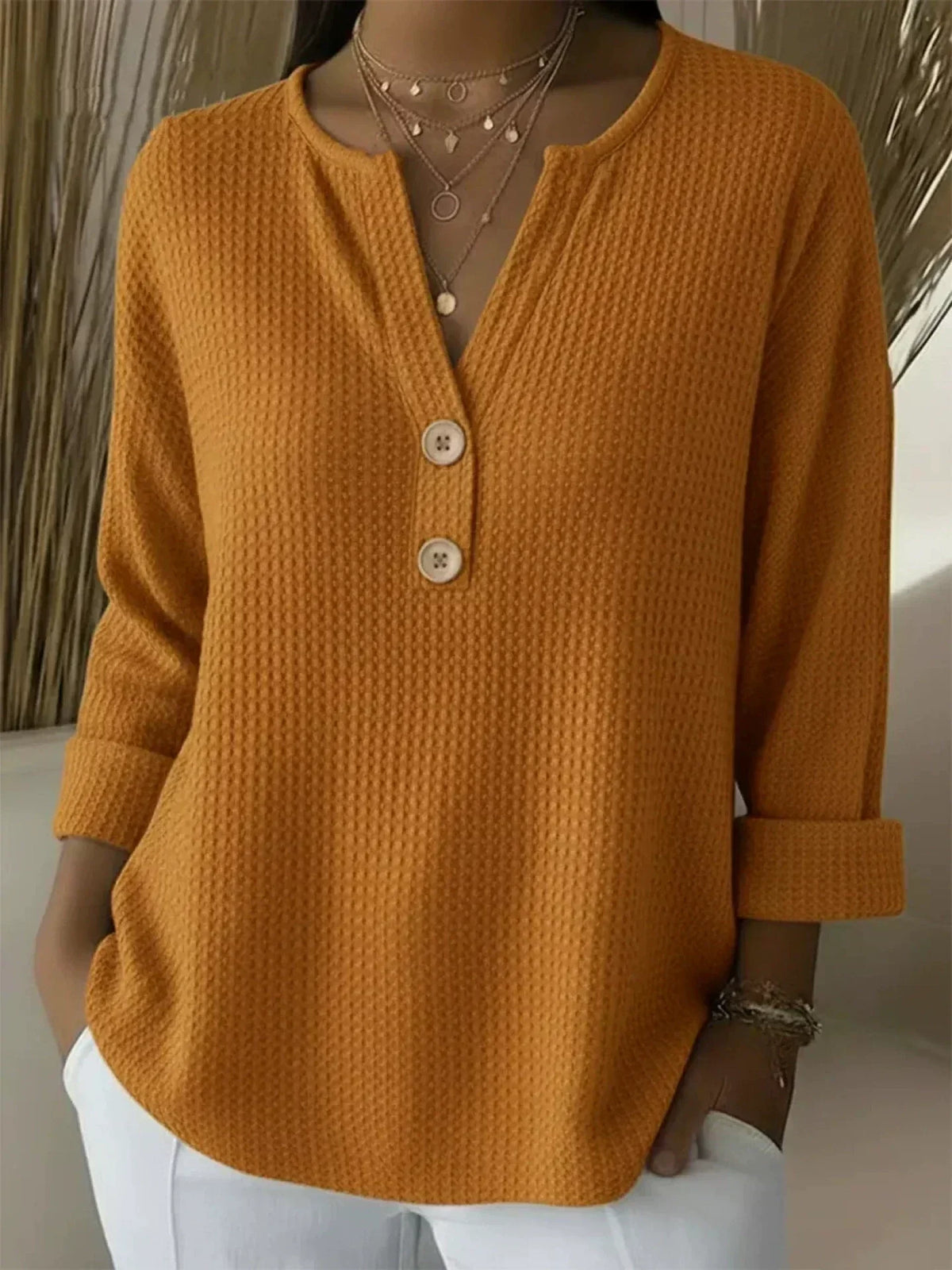 Lucinda™ | Henley Knopfoberteil