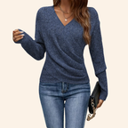Annette | Eleganter Langarm Strickpullover