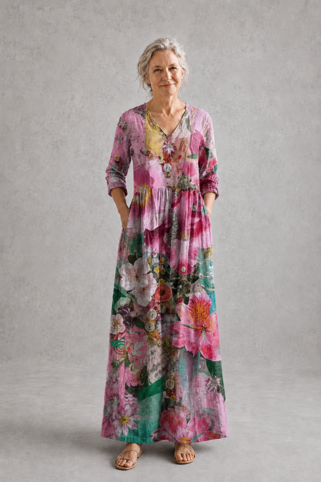 Lisa | Sommerliches Blumenkleid