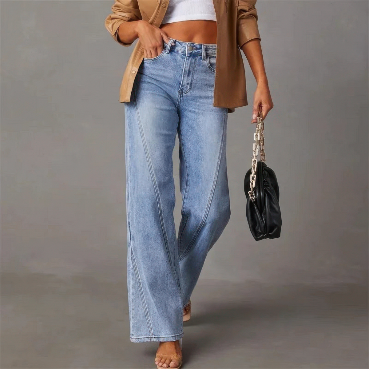 Sienna™ | Weite Jeans mit Hoher Taille