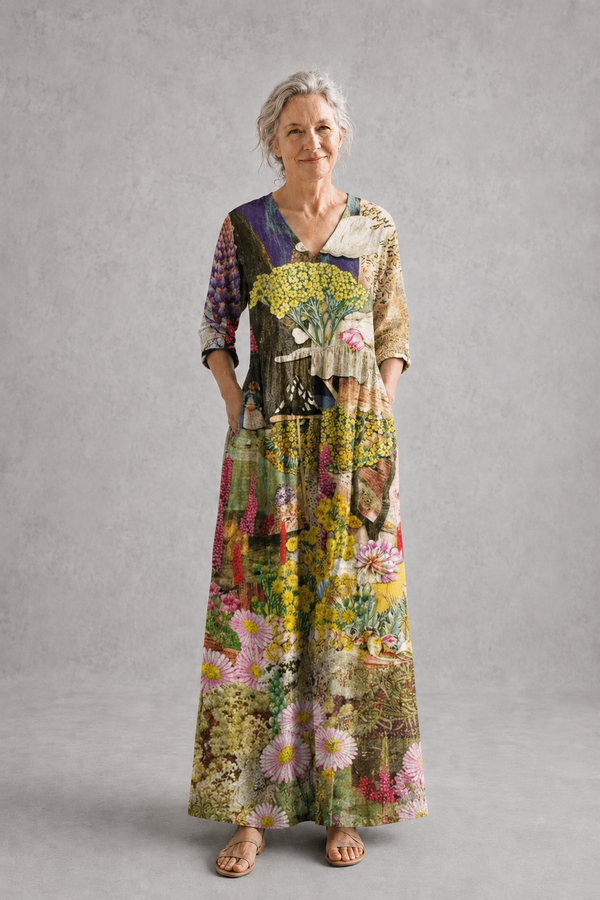 Olga | Sommerliches Blumenkleid
