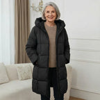 Iris™ | Langer Daunenmantel mit Kapuze
