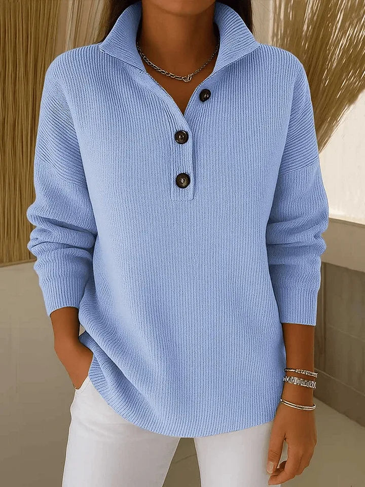 Florence™ | V-Ausschnitt Polo Pullover