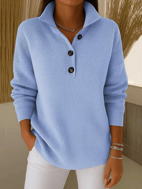 Florence™ | V-Ausschnitt Polo Pullover