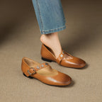 Elda Ballerinas aus echtem Leder