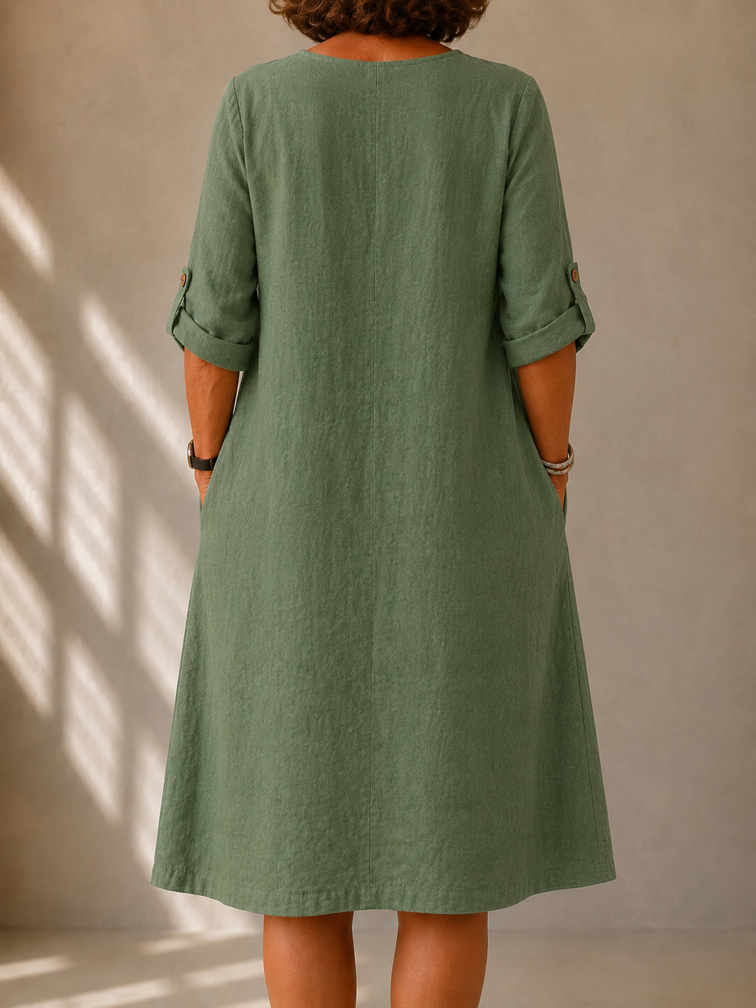 Christine | A-Linien Kleid mit Seitentaschen
