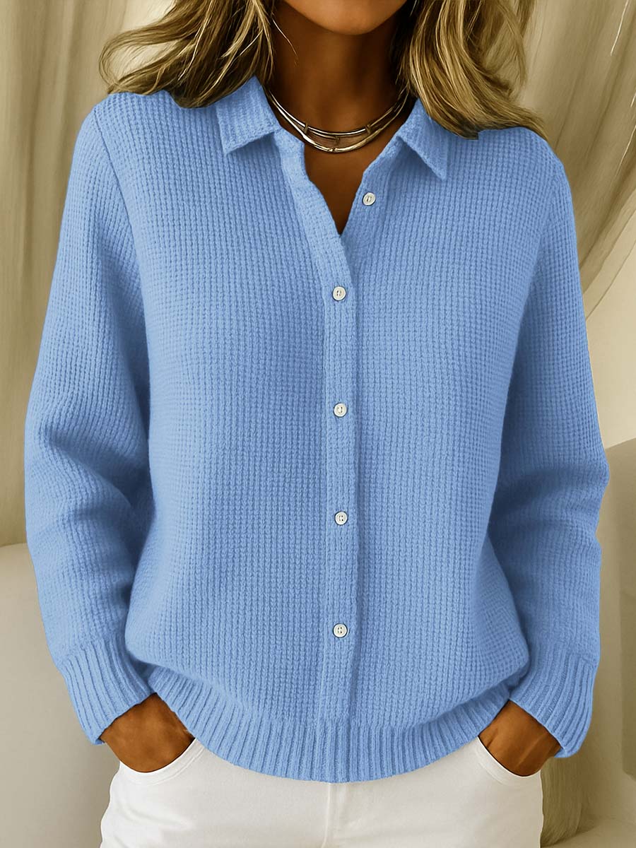 Camille™ | Strick-Cardigan mit Struktur und Knopfleiste