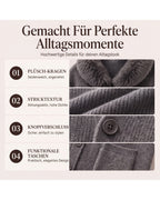 Hedwig | Strickjacke mit Kunstfellkragen – Infografik 2
