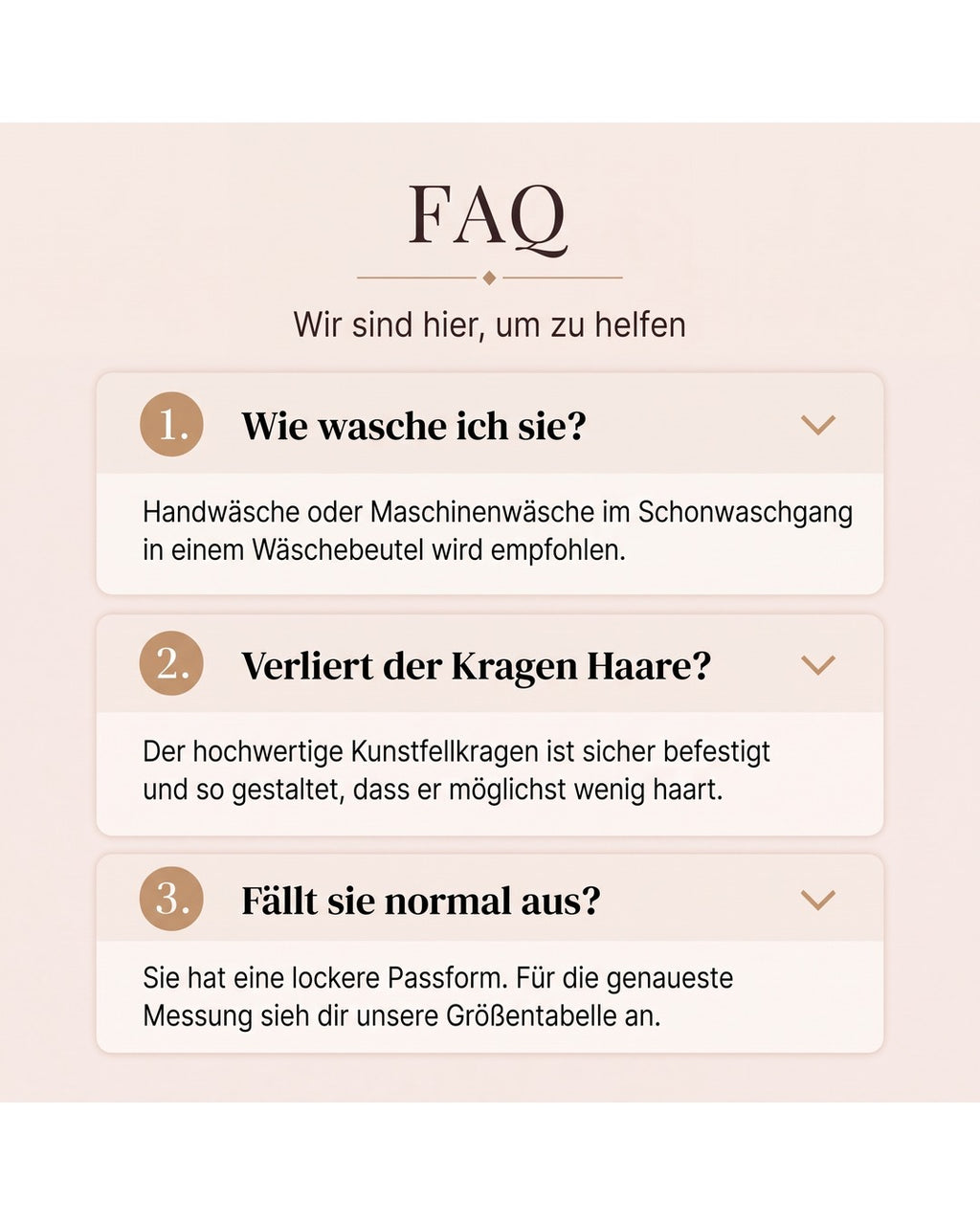 Hedwig | Strickjacke mit Kunstfellkragen – Infografik 6
