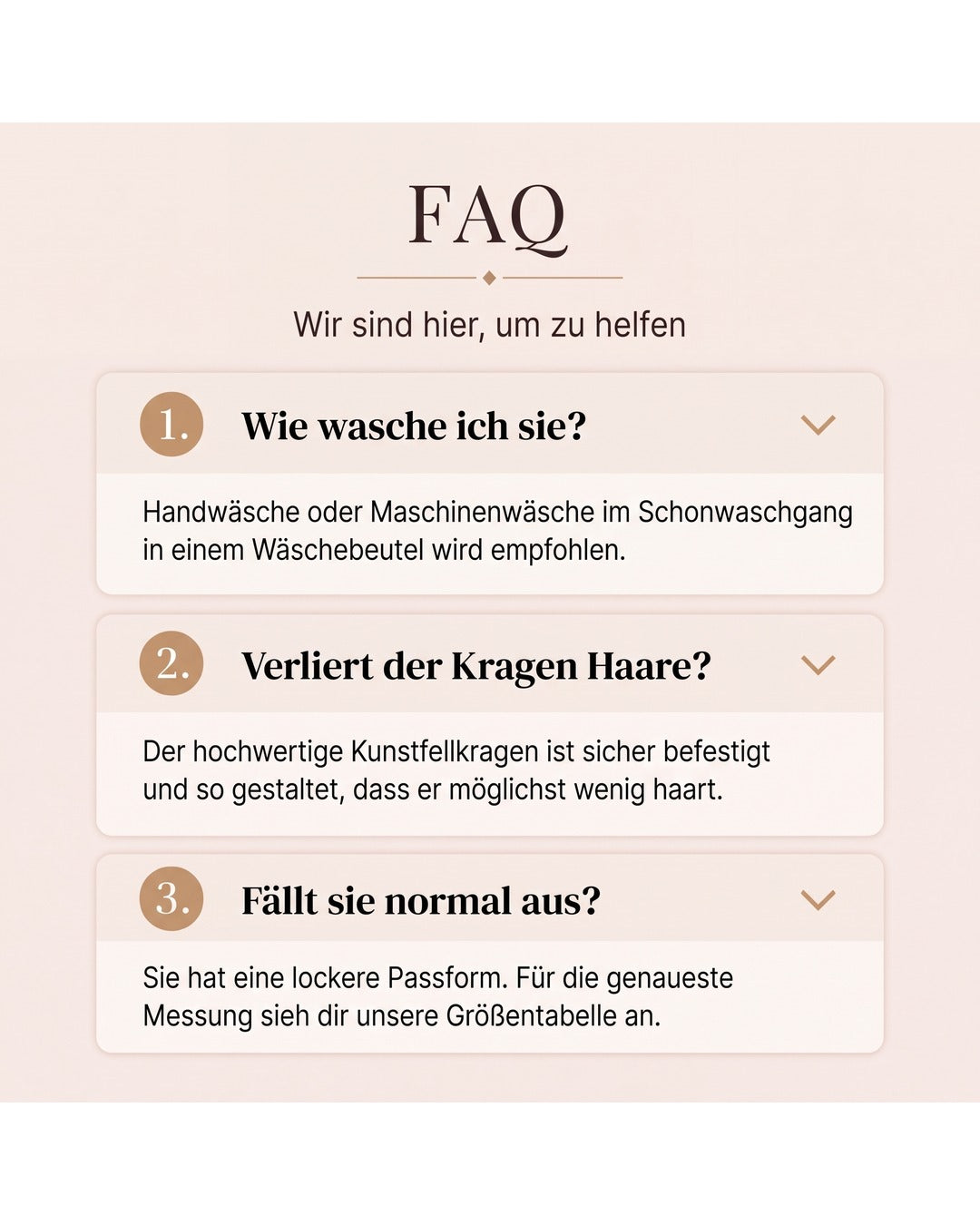 Hedwig | Strickjacke mit Kunstfellkragen – Infografik 6