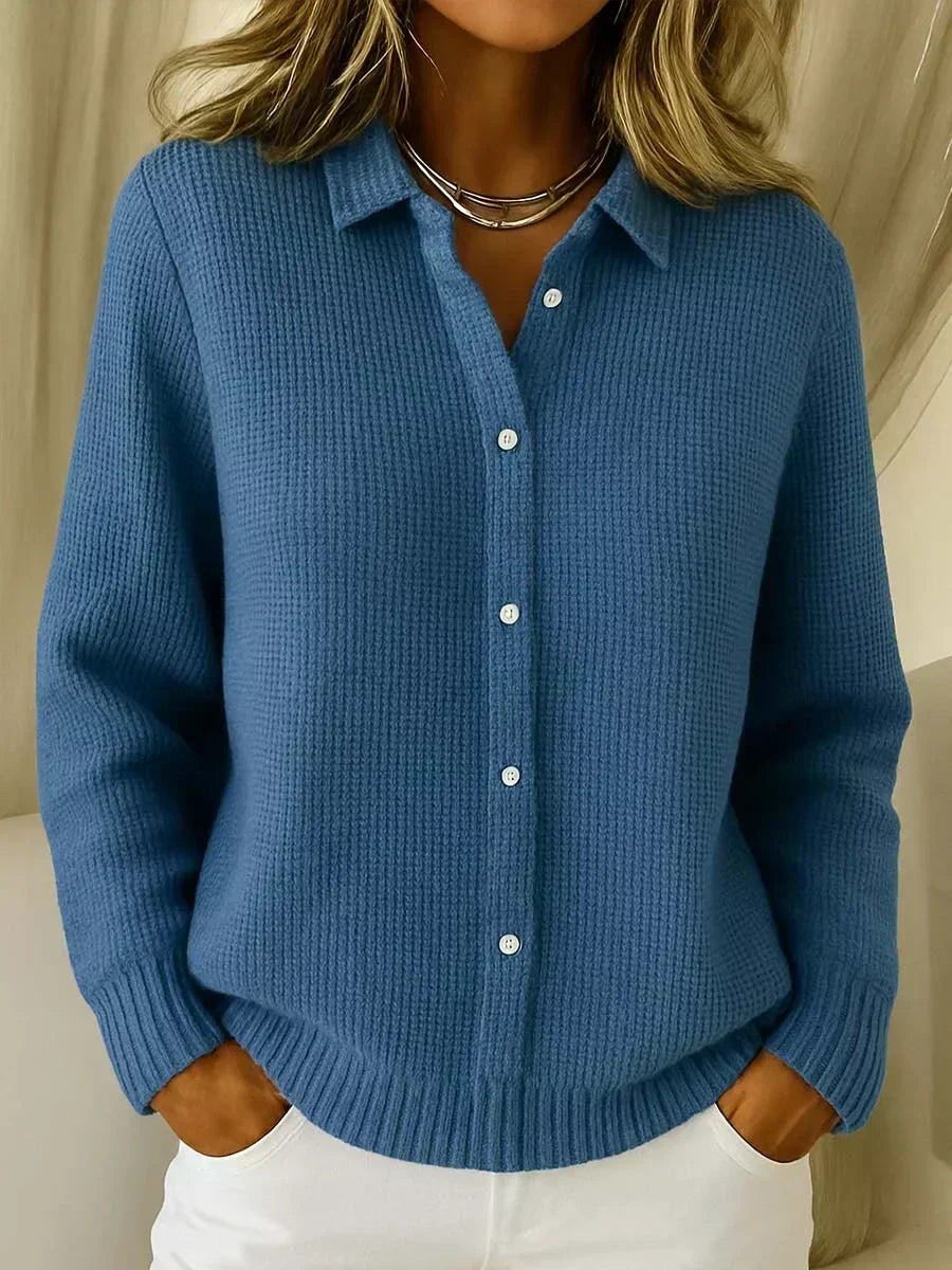 Camille™ | Strick-Cardigan mit Struktur und Knopfleiste