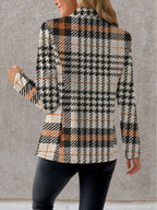 Philippa | Taillierter Hahnentritt-Blazer