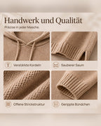 Heidi | Strick-Hoodie mit Kordelzug – Infografik 3