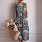 Aurora™ | Klassisches Midi-Blumenkleid