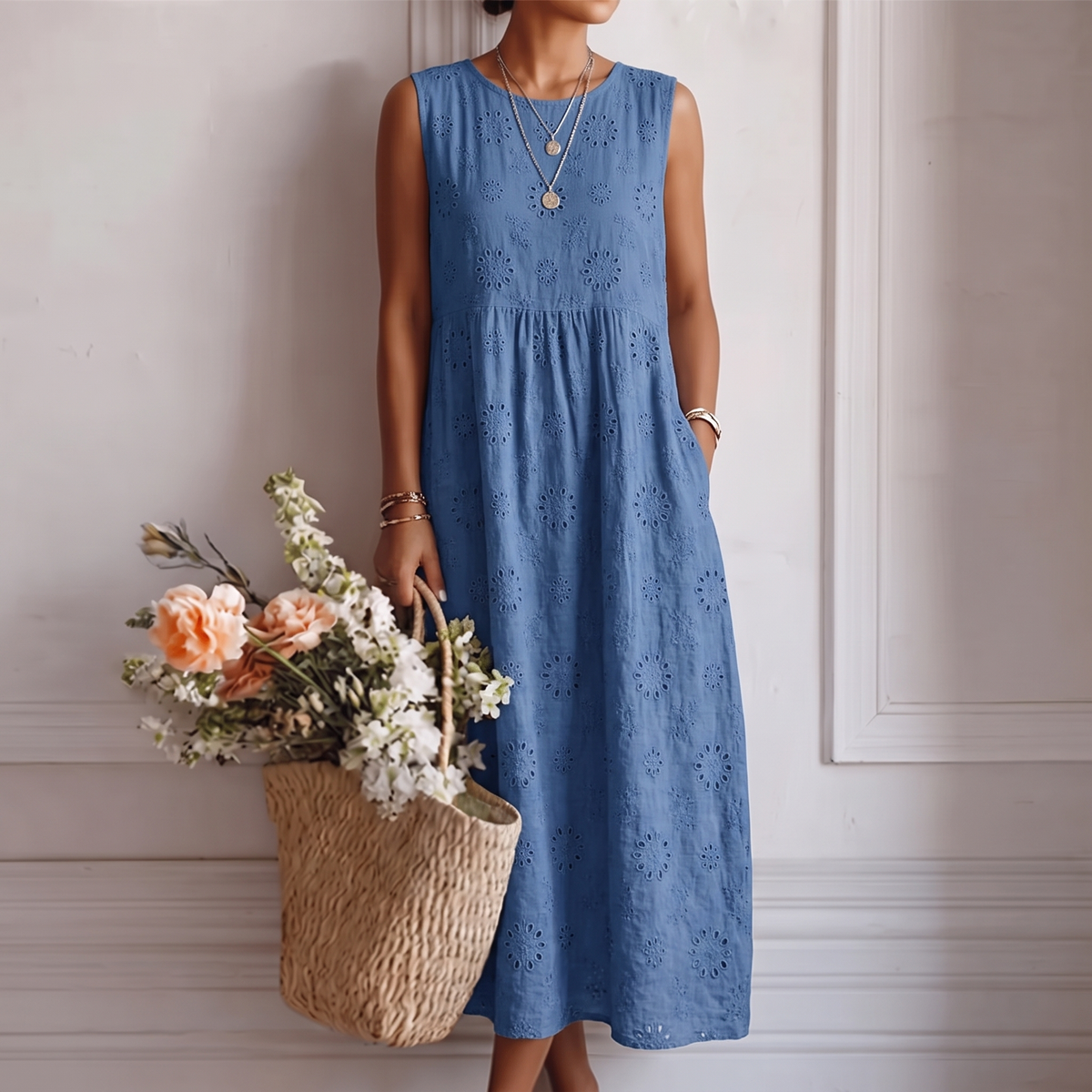 Alicia™ | Midi Sommerkleid für den Alltag