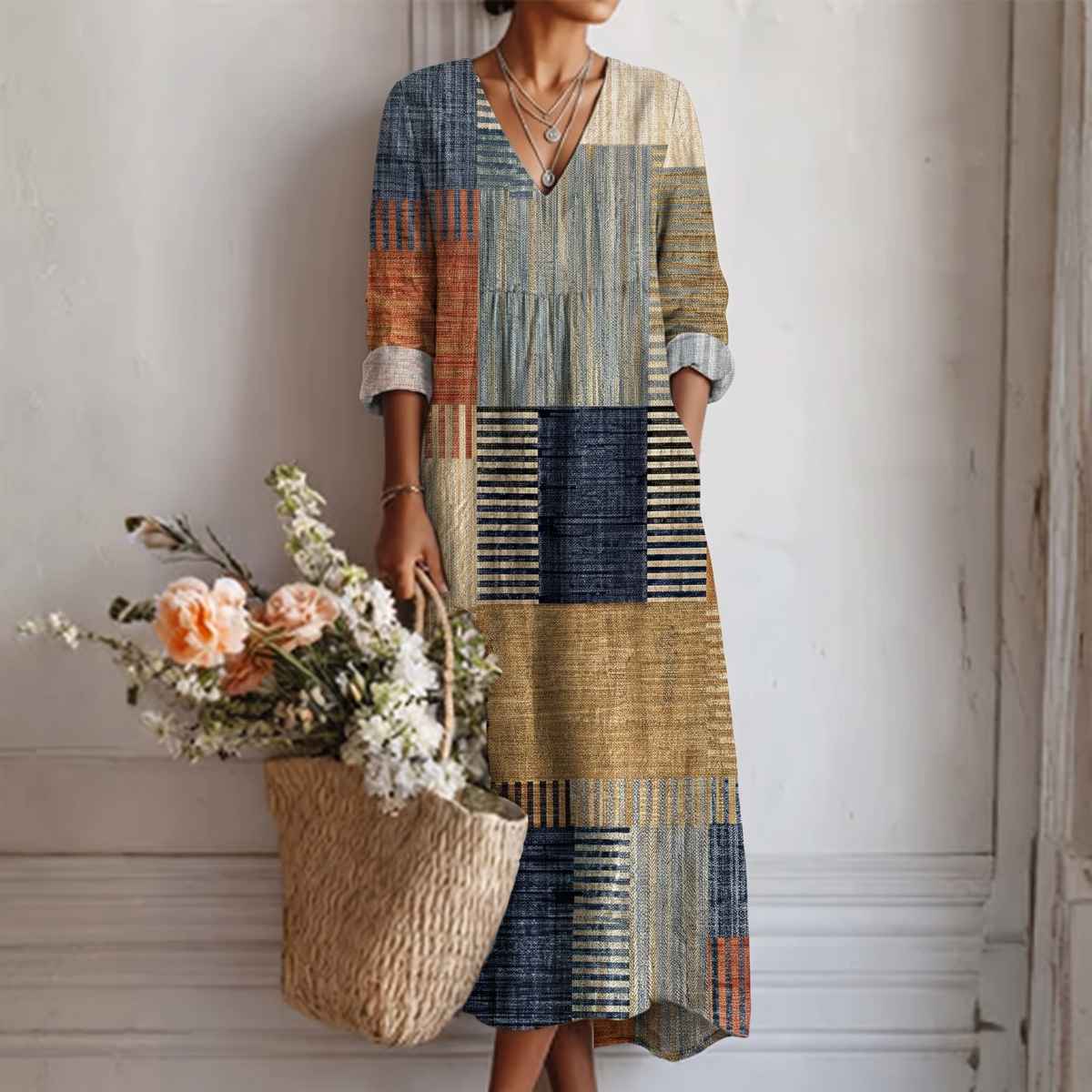 Ana™ | Kleid mit abstraktem Druck