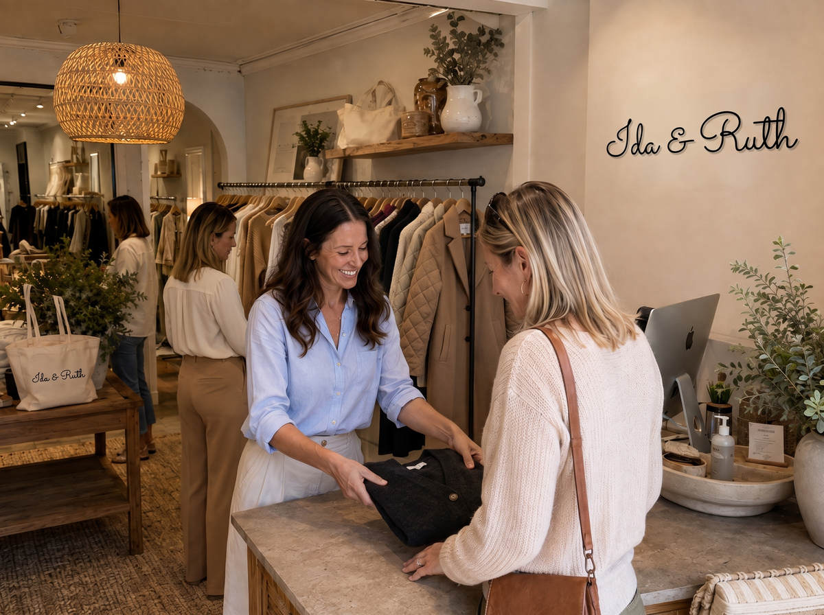 Ida & Ruth Boutique-Erlebnis