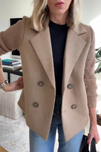 Camela | Blazer mit gestrickten Ärmeln