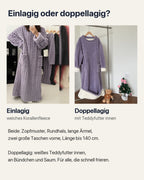 Kathi | Kuscheldecke zum Anziehen mit Taschen – Infografik 1