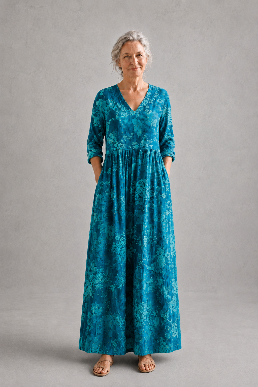 Maria | Sommerliches Blumenkleid