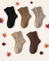 5 Paar Kuschelsocken für Herbst & Winter
