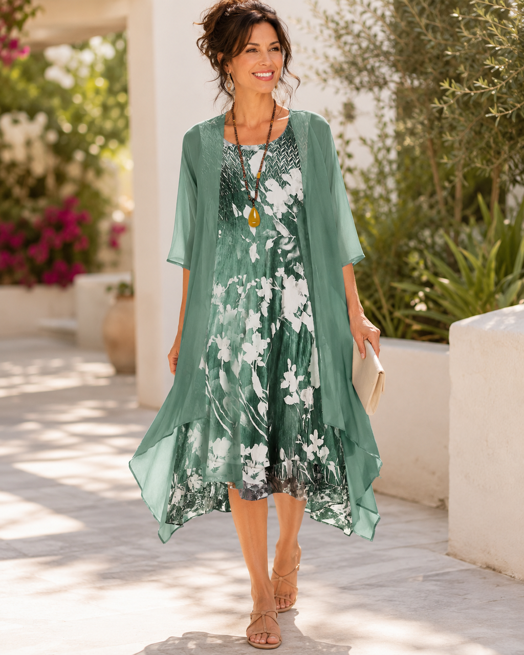 Alessa | Luftiges Kleid im Lagenlook