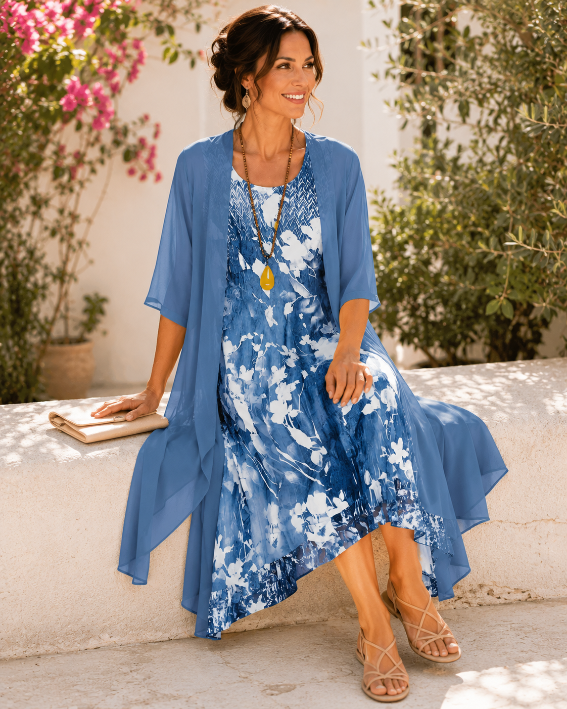 Alessa | Luftiges Kleid im Lagenlook