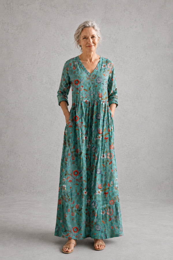 Olivia| Sommerliches Blumenkleid