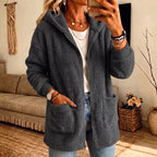 Ottilie Kapuzenjacke in Dunkelgrau