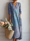 Boho-Langes Kleid