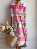 Langes Boho-Kleid